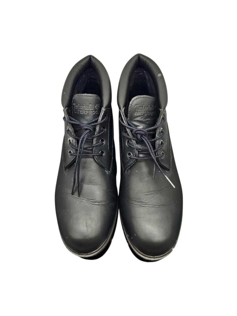 Timberland 1973 Newman Waterproof Boots Mens 12W Black Leather Chukka 50059